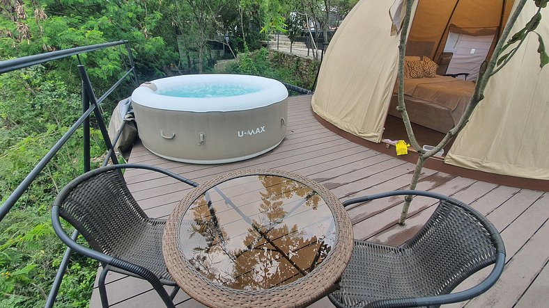 Glamping romantico en Vista Hermosa disfruta de la naturalez