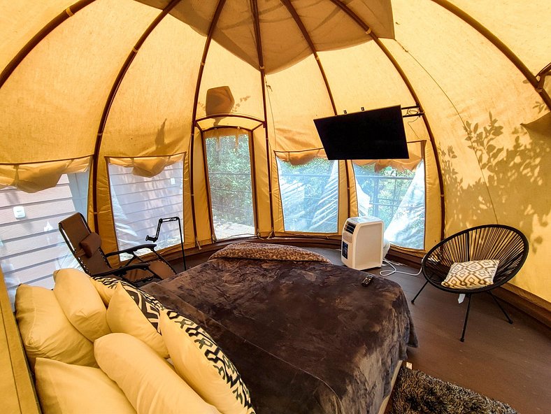 Glamping romantico en Vista Hermosa disfruta de la naturalez