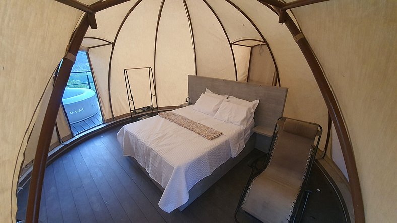 Glamping romantico en Vista Hermosa disfruta de la naturalez