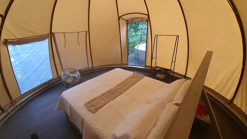 Glamping romantico en Vista Hermosa disfruta de la naturalez