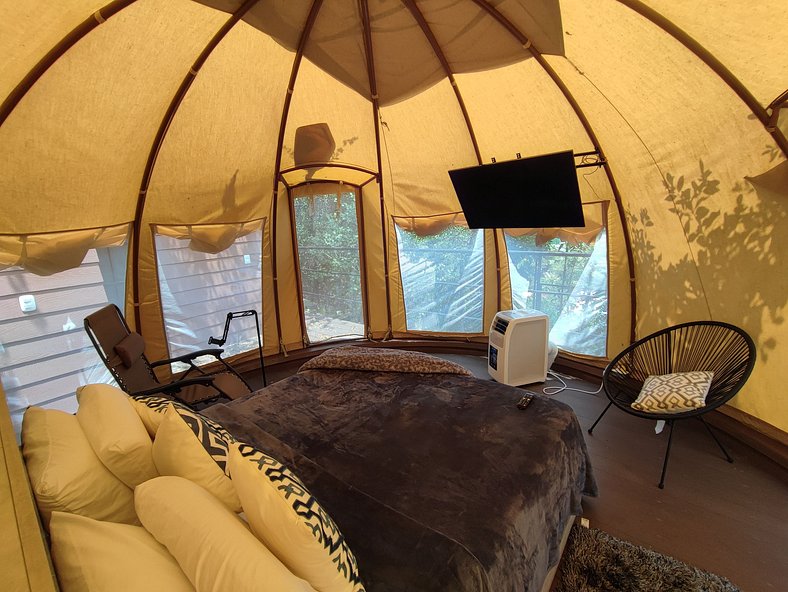 Romantic glamping at Vista Hermosa, enjoy nature in a privat