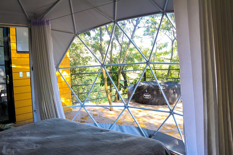 Romantic glamping at Vista Hermosa, enjoy nature in a privat